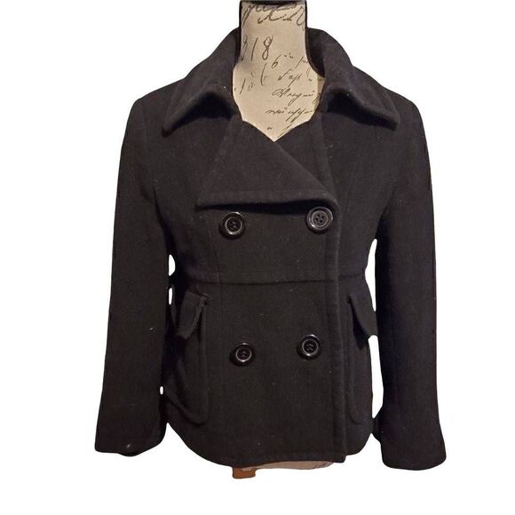 WORTHINGTON Ladies Petite Wool Peacoat - Picture 1 of 5